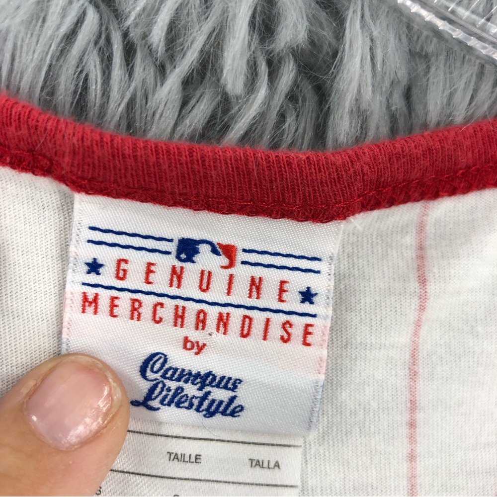 Campus Lifestyle Tank Top Womens Size Small St Louis Cardinals Striped Baseball - Picture 7 of 10